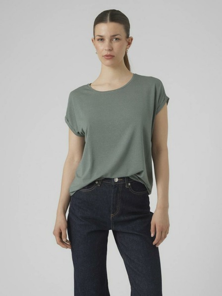 Vero Moda Zelené dámské tričko Vero Moda Lava
