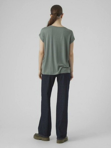 Vero Moda Zelené dámské tričko Vero Moda Lava