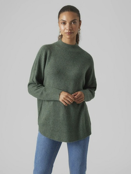 Vero Moda Zelený dámský svetr Vero Moda Plaza