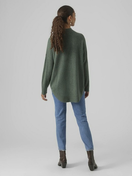 Vero Moda Zelený dámský svetr Vero Moda Plaza