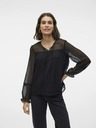 Vero Moda Černá dámská halenka Vero Moda Leah