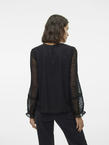 Vero Moda Černá dámská halenka Vero Moda Leah