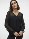 Vero Moda Černá dámská halenka Vero Moda Leah