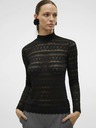 Vero Moda Černá dámská krajkovaná halenka Vero Moda Zoe