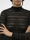 Vero Moda Černá dámská krajkovaná halenka Vero Moda Zoe