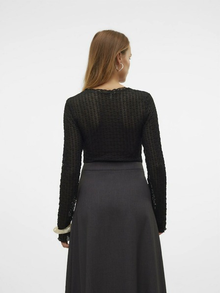 Vero Moda Černé dámské tričko Vero Moda Shelby