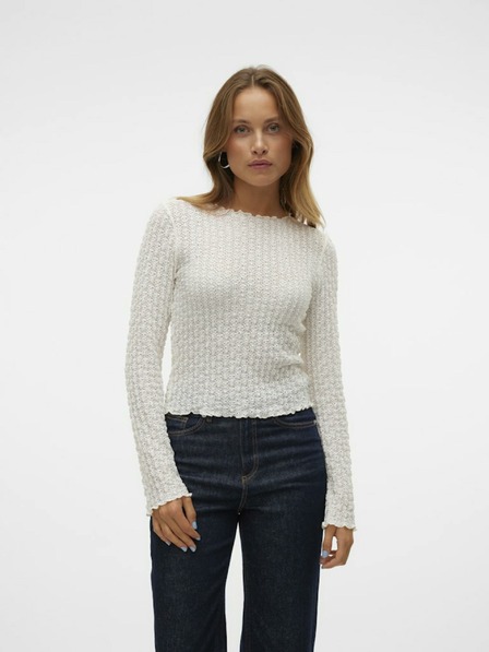 Vero Moda Bílé dámské tričko Vero Moda Shelby