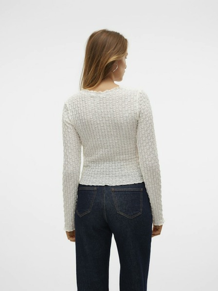 Vero Moda Bílé dámské tričko Vero Moda Shelby