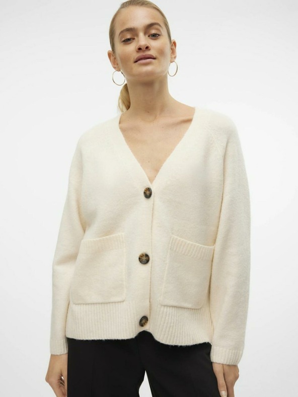 Vero Moda Béžový dámský kardigan Vero Moda Boom