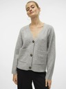 Vero Moda Světle šedý dámský kardigan Vero Moda Boom