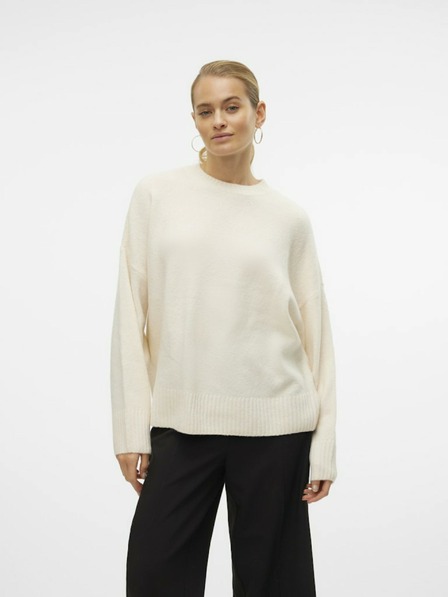 Vero Moda Béžový dámský svetr Vero Moda Boom