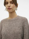 Vero Moda Hnědý dámský svetr Vero Moda Novah