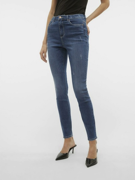 Vero Moda Modré dámské skinny džíny Vero Moda Sophia