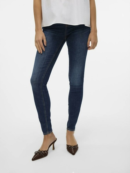 Vero Moda Tmavě modré dámské skinny džíny Vero Moda