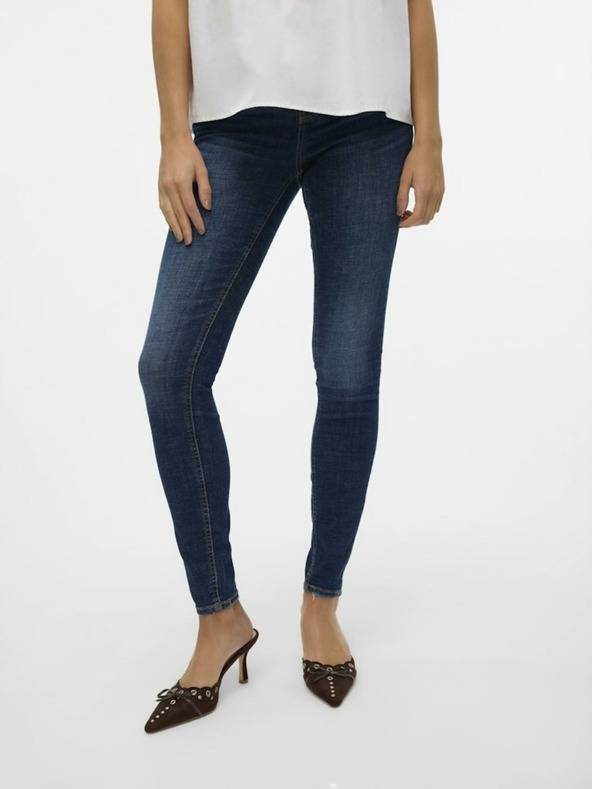 Vero Moda Tmavě modré dámské skinny džíny Vero Moda