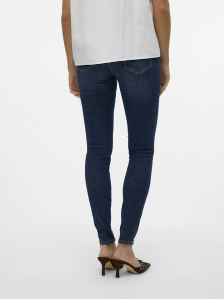 Vero Moda Tmavě modré dámské skinny džíny Vero Moda