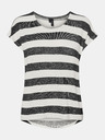 Vero Moda Černo-bílé pruhované tričko VERO MODA Wide Stripe