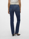 Vero Moda Tmavě modré dámské straight fit džíny Vero Moda Flash