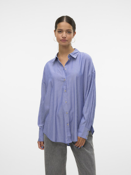 Vero Moda Bílo-modrá dámská pruhovaná košile Vero Moda Nora