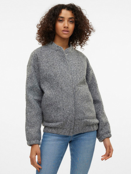 Vero Moda Šedý dámský bomber Vero Moda Amber