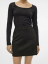 Vero Moda Černá sukně v semišové úpravě VERO MODA Donna