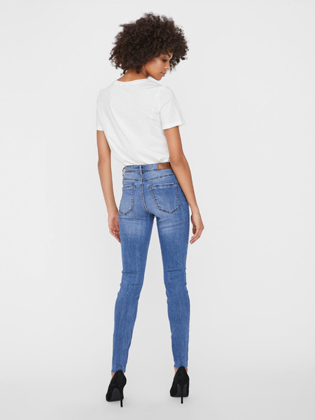 Vero Moda Modré dámské skinny fit džíny Vero Moda Tanya