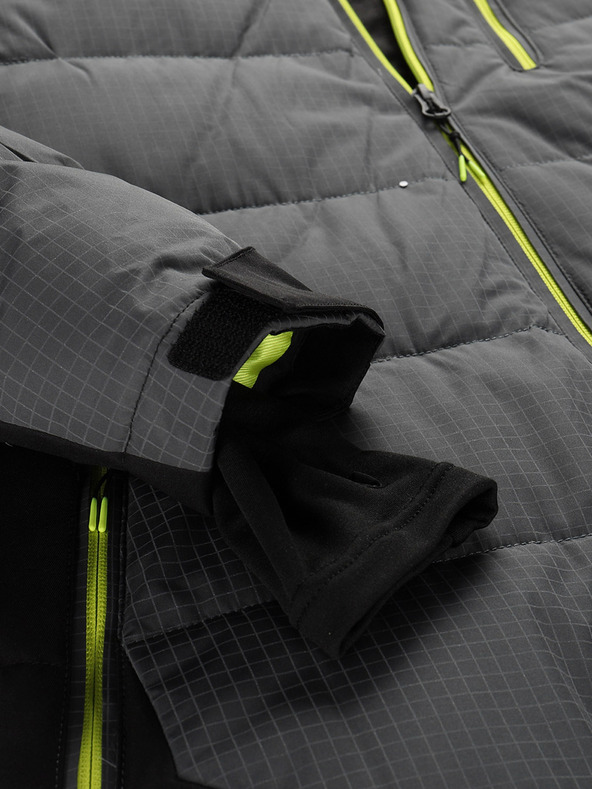 ALPINE PRO Pánská péřová lyžařská bunda s membránou PTX ALPINE PRO FERER