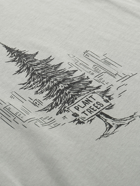 ALPINE PRO Pánské triko z organické bavlny ALPINE PRO EKK