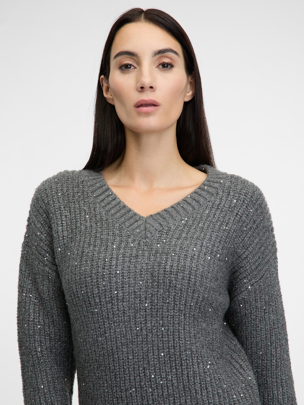 Orsay Šedý dámský svetr ORSAY