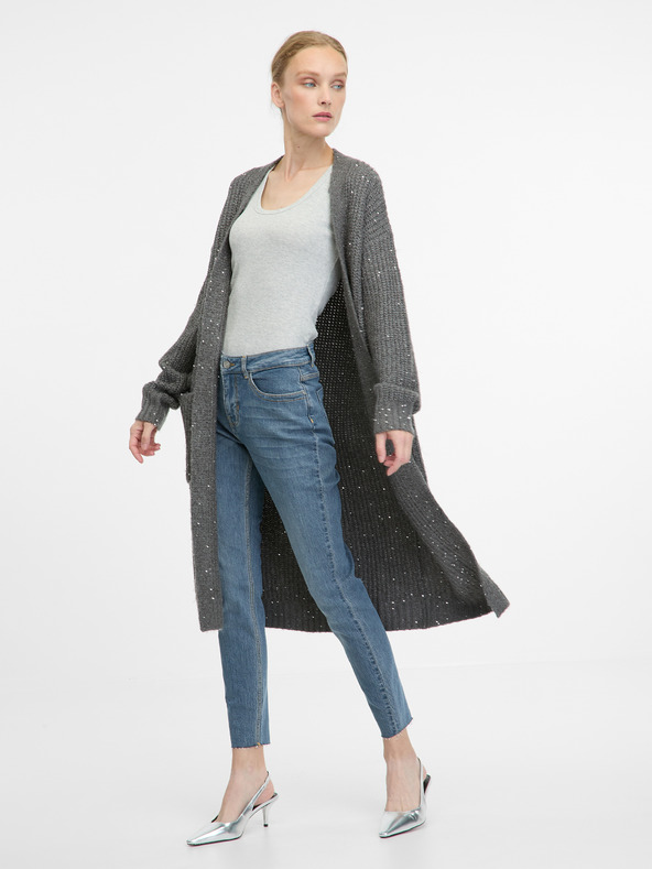 Orsay Šedý dámský kardigan ORSAY