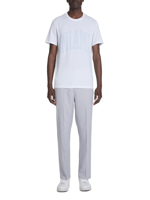 Celio Bílé tričko sae vzorem Jeville Celio