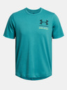 Under Armour Pánské tričko Under Armour UA Rival Terry SS Colorblock