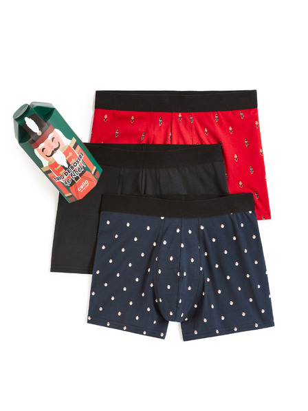 Celio Dárkové balení boxerek Louskáček, 3ks Celio