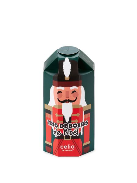 Celio Dárkové balení boxerek Louskáček, 3ks Celio