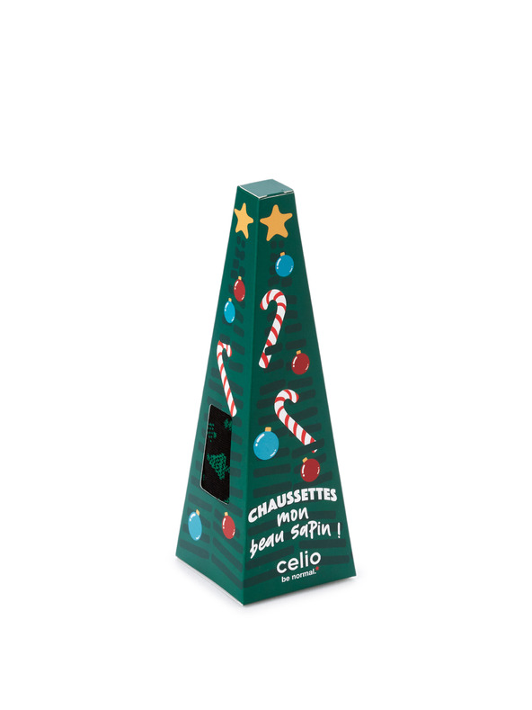 Celio Dárkové balení ponožek Vánoční stromeček ONE SIZE Celio