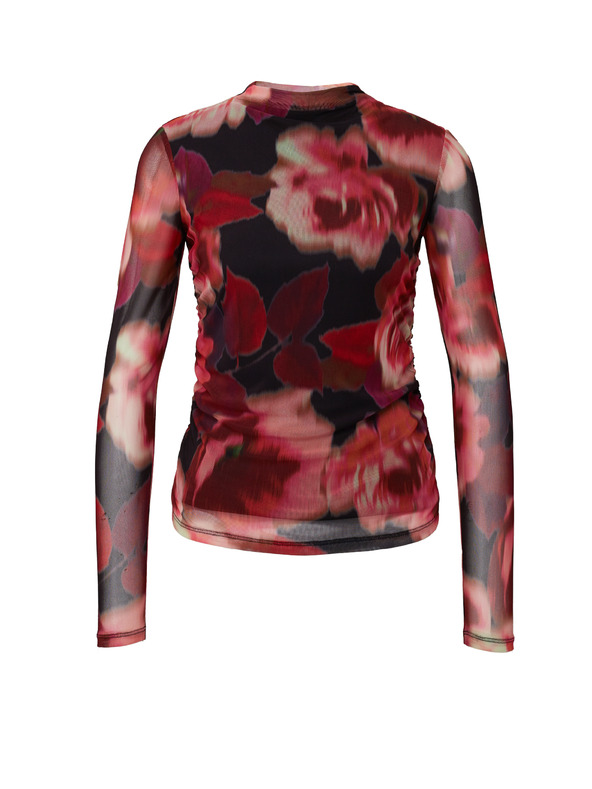 Orsay Červené dámské tričko s dlouhým rukávem ORSAY