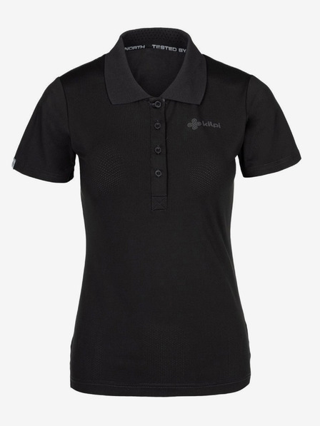 Kilpi Černé dámské sportovní polo tričko Kilpi COLLAR
