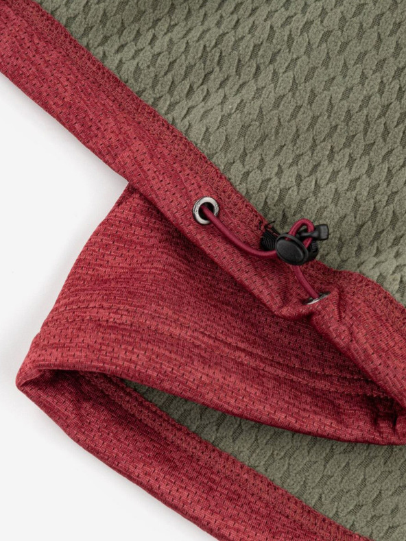 Kilpi Červená dámská funkční žíhaná mikina Kilpi ALANIS-W