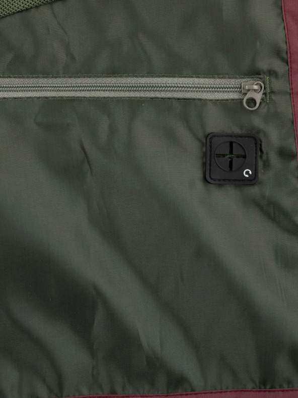 Kilpi Khaki-vínová pánská outdoorová bunda Kilpi SONNA-M