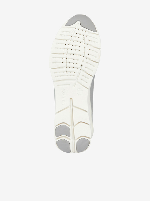 Geox Šedé dámské tenisky s koženými detaily Geox Sukie