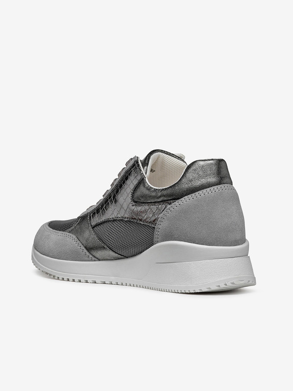 Geox Šedé dámské tenisky Geox Haleney