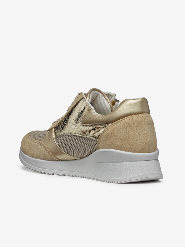 Geox Béžové dámské tenisky Geox Haleney