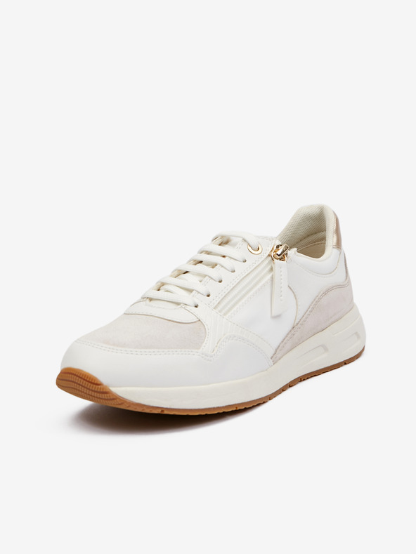 Geox Krémové dámské tenisky Geox Bulmya