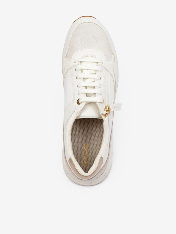 Geox Krémové dámské tenisky Geox Bulmya