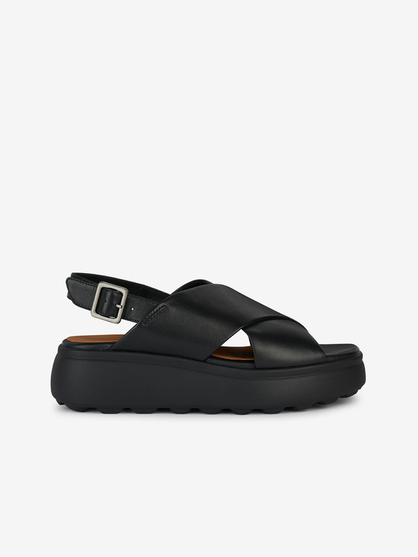 Geox Černé dámské sandály Geox Spherica EC4.1 S