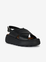 Geox Černé dámské sandály Geox Spherica EC4.1 S