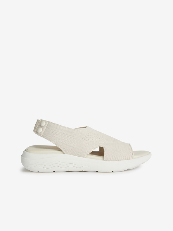 Geox Bílé dámské sandály Geox Spherica Ec5