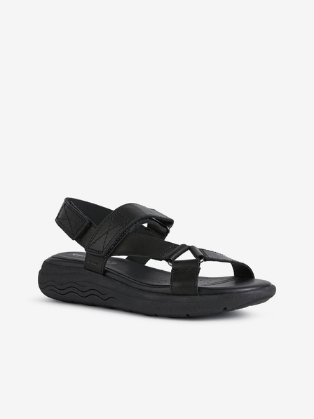 Geox Černé dámské sandály Geox Spherica EC5W