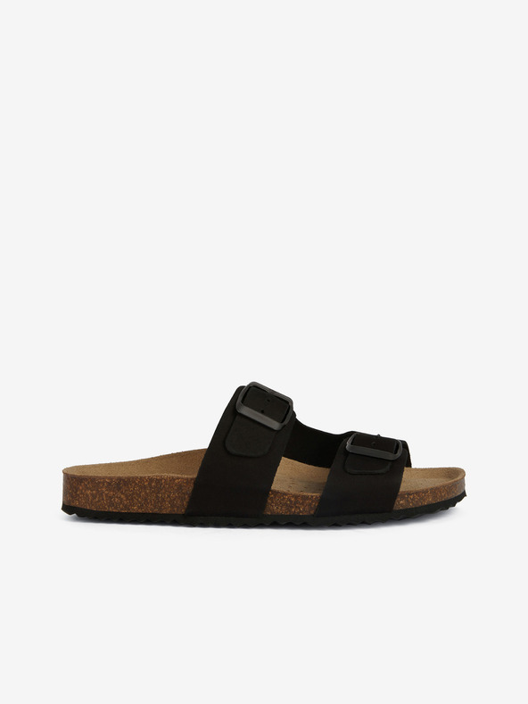 Geox Černé dámské pantofle Geox Brionia