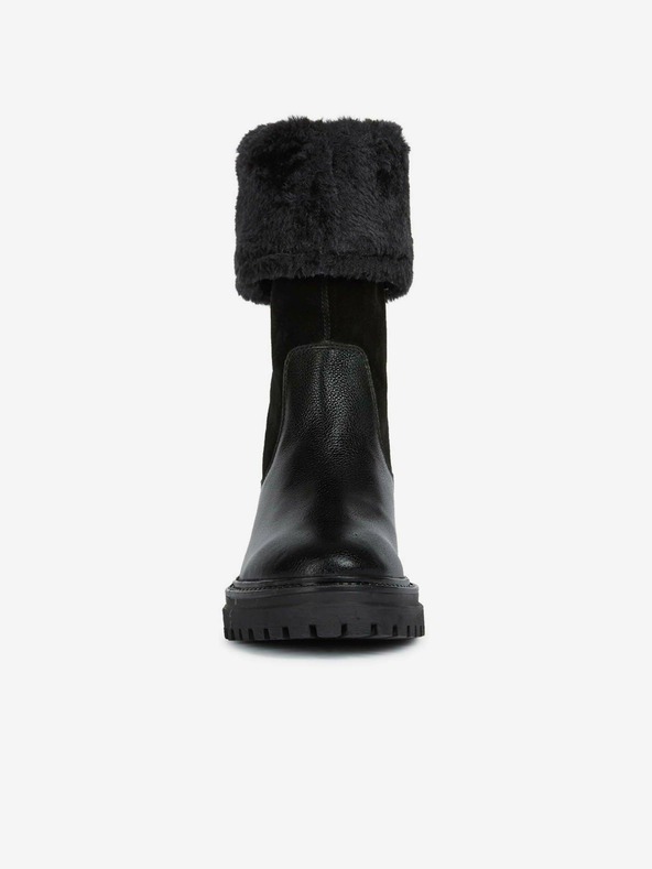 Geox Černé dámské kozačky Geox Iridea